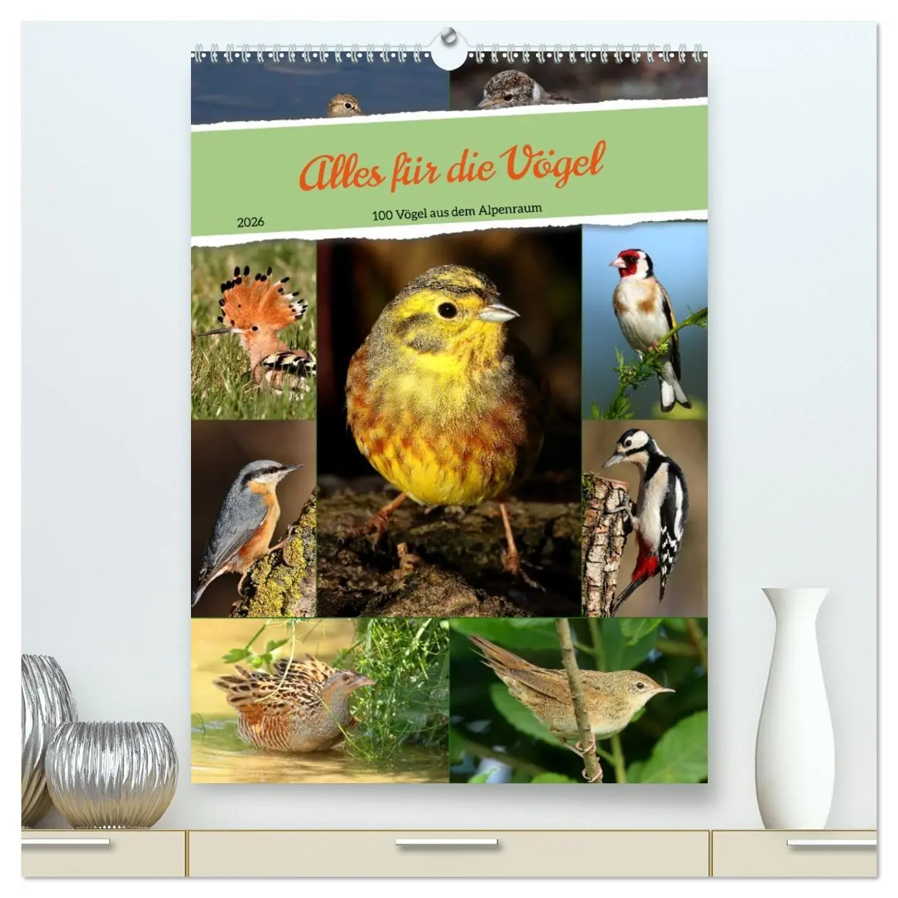Cover: 9783516303827 | Alles für die Vögel (hochwertiger Premium Wandkalender 2026 DIN A2...
