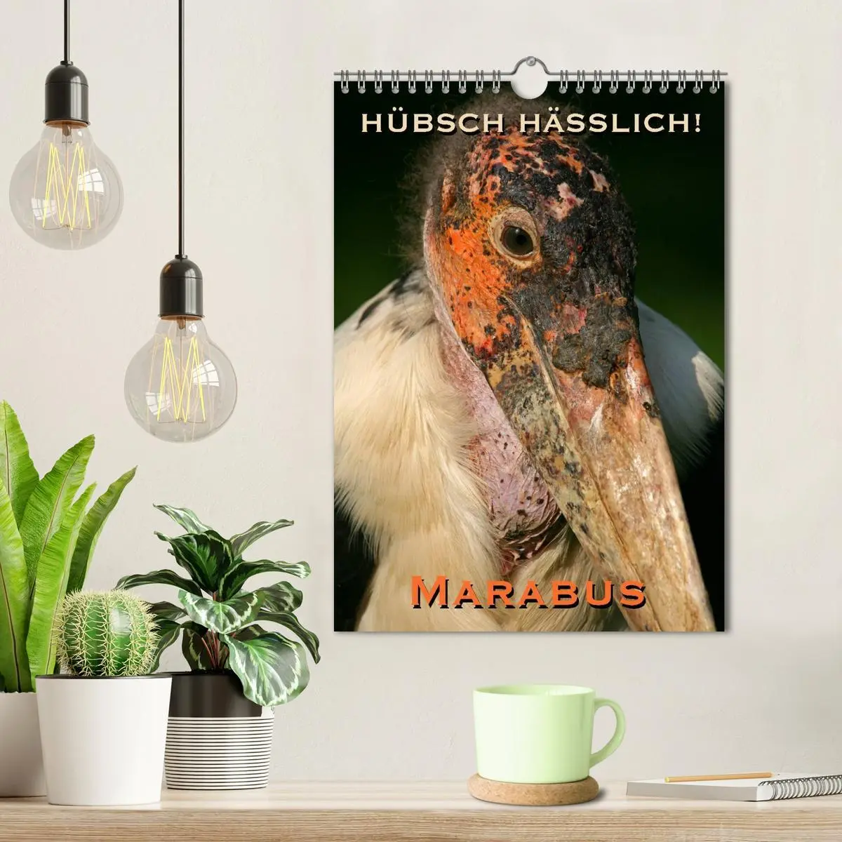 Bild: 9783516473827 | Hübsch hässlich! Marabus (Wandkalender 2026 DIN A4 hoch), CALVENDO...
