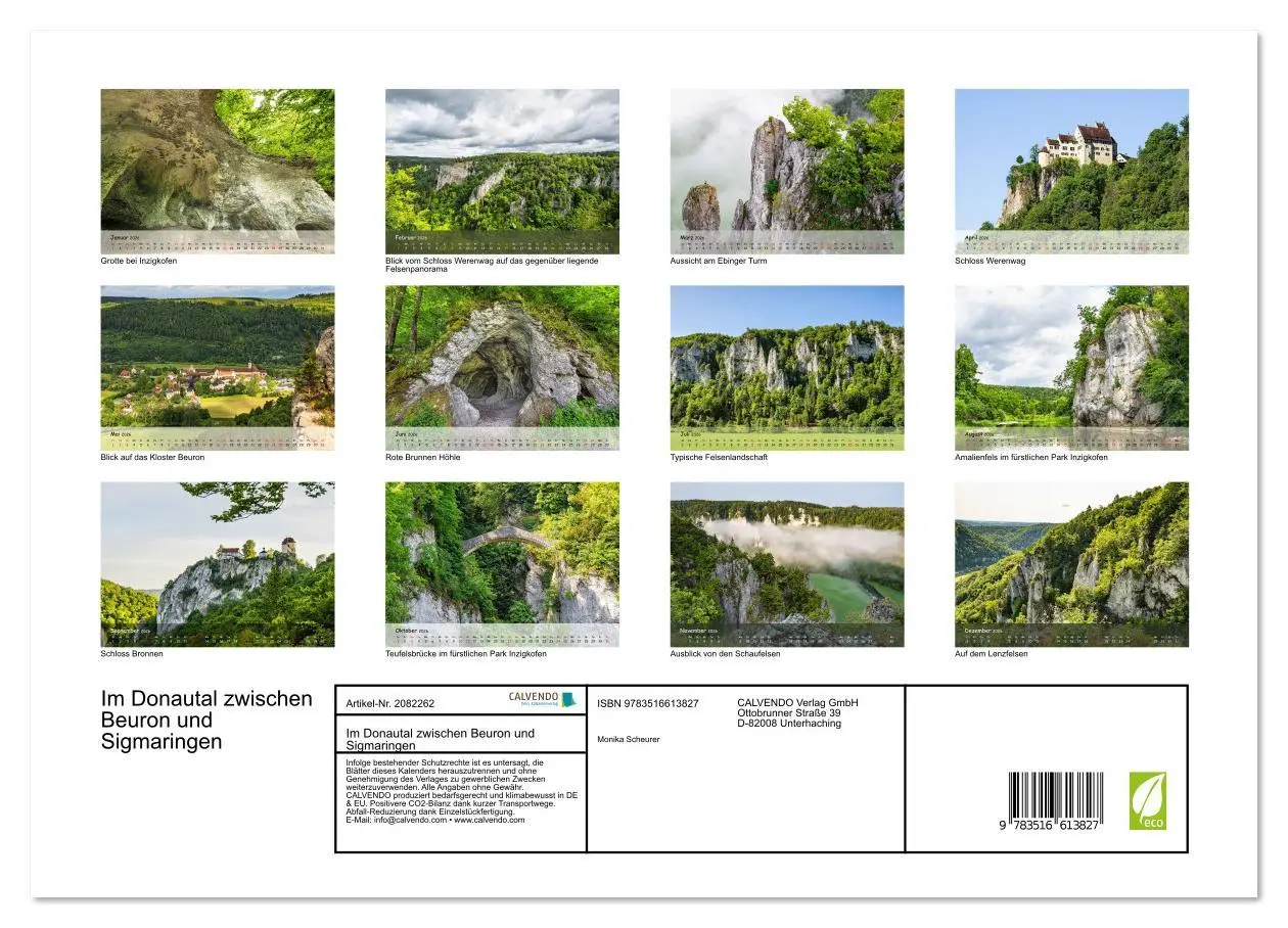 Bild: 9783516613827 | Im Donautal zwischen Beuron und Sigmaringen (Wandkalender 2026 DIN...