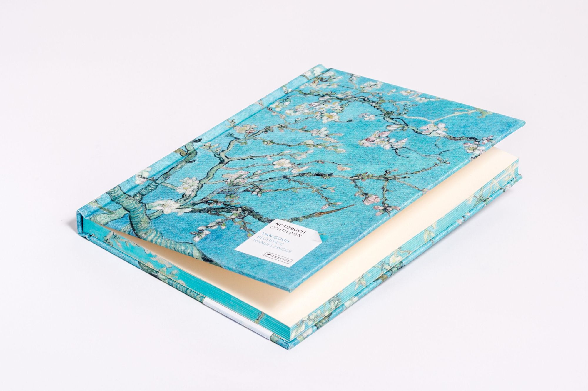 Bild: 9783791393827 | Notizbuch Echtleinen Van Gogh Blühende Mandelzweige | Buch | 128 S.