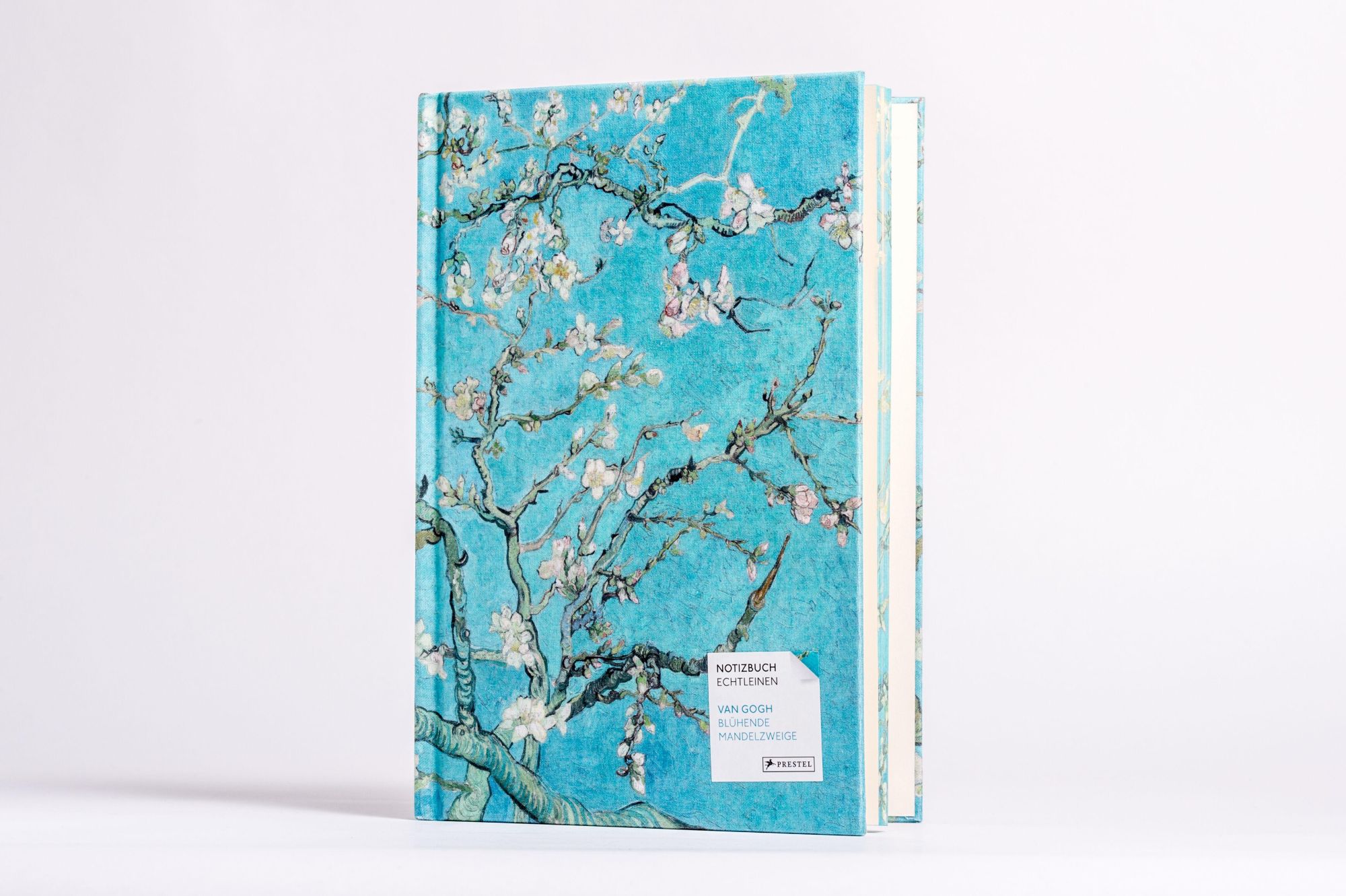 Bild: 9783791393827 | Notizbuch Echtleinen Van Gogh Blühende Mandelzweige | Buch | 128 S.
