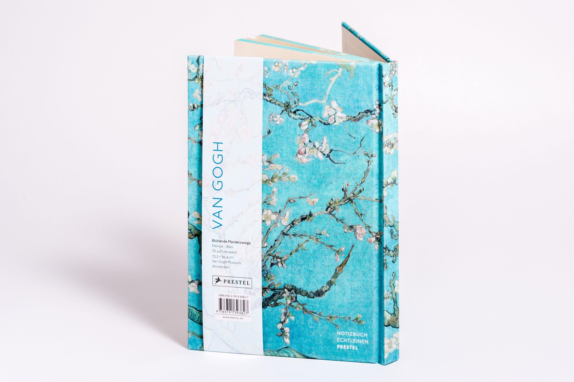 Bild: 9783791393827 | Notizbuch Echtleinen Van Gogh Blühende Mandelzweige | Buch | 128 S.