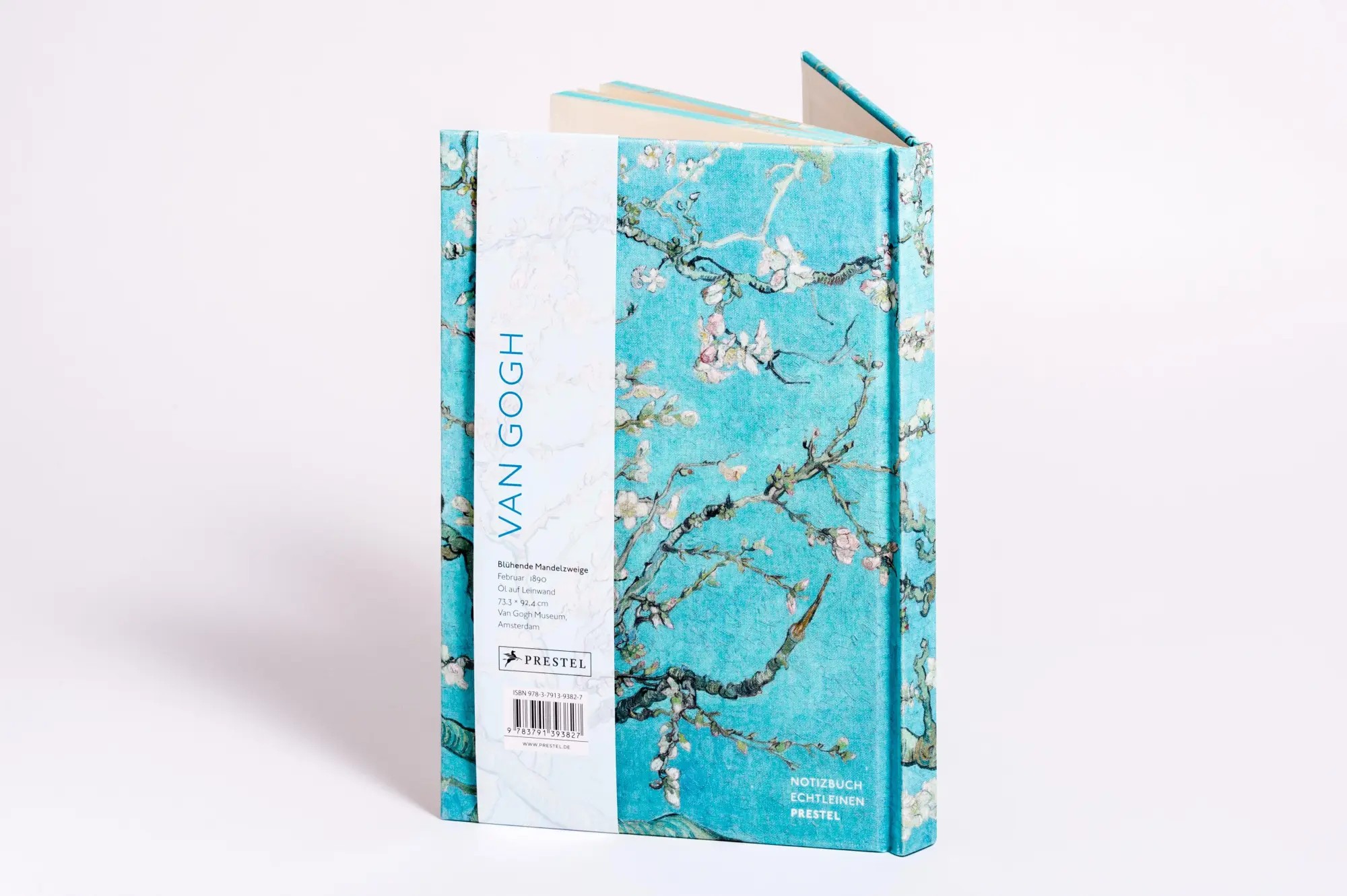 Bild: 9783791393827 | Notizbuch Echtleinen Van Gogh Blühende Mandelzweige | Buch | 128 S.