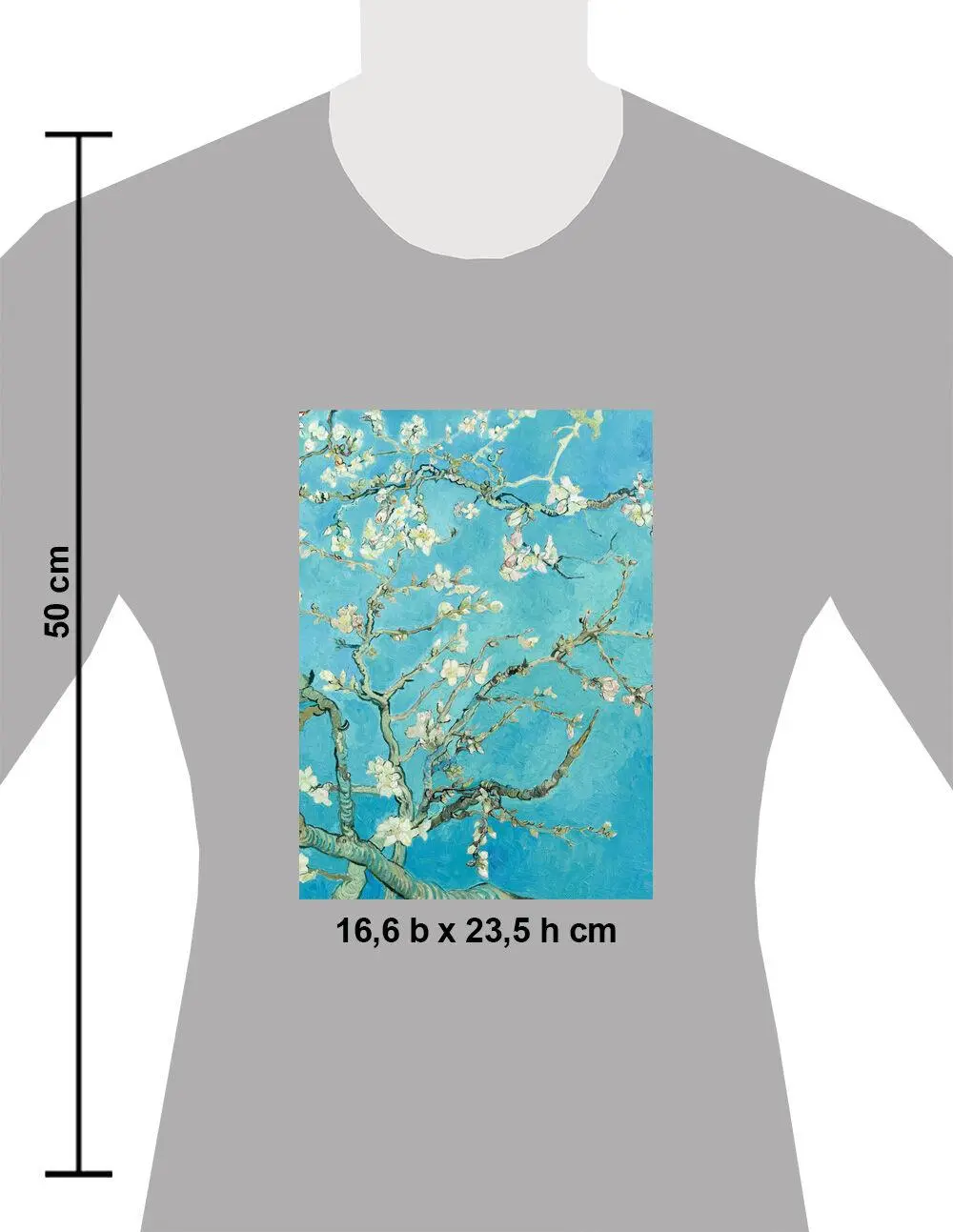 Bild: 9783791393827 | Notizbuch Echtleinen Van Gogh Blühende Mandelzweige | Buch | 128 S.