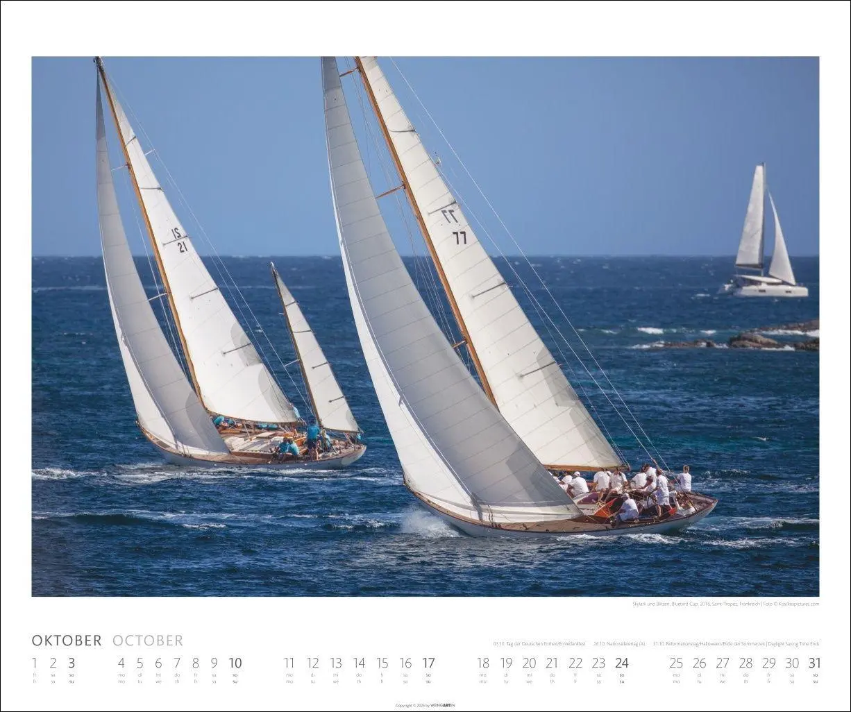 Bild: 9783839903827 | Sailing Kalender 2027 | Kalender | Spiralbindung | 14 S. | Deutsch