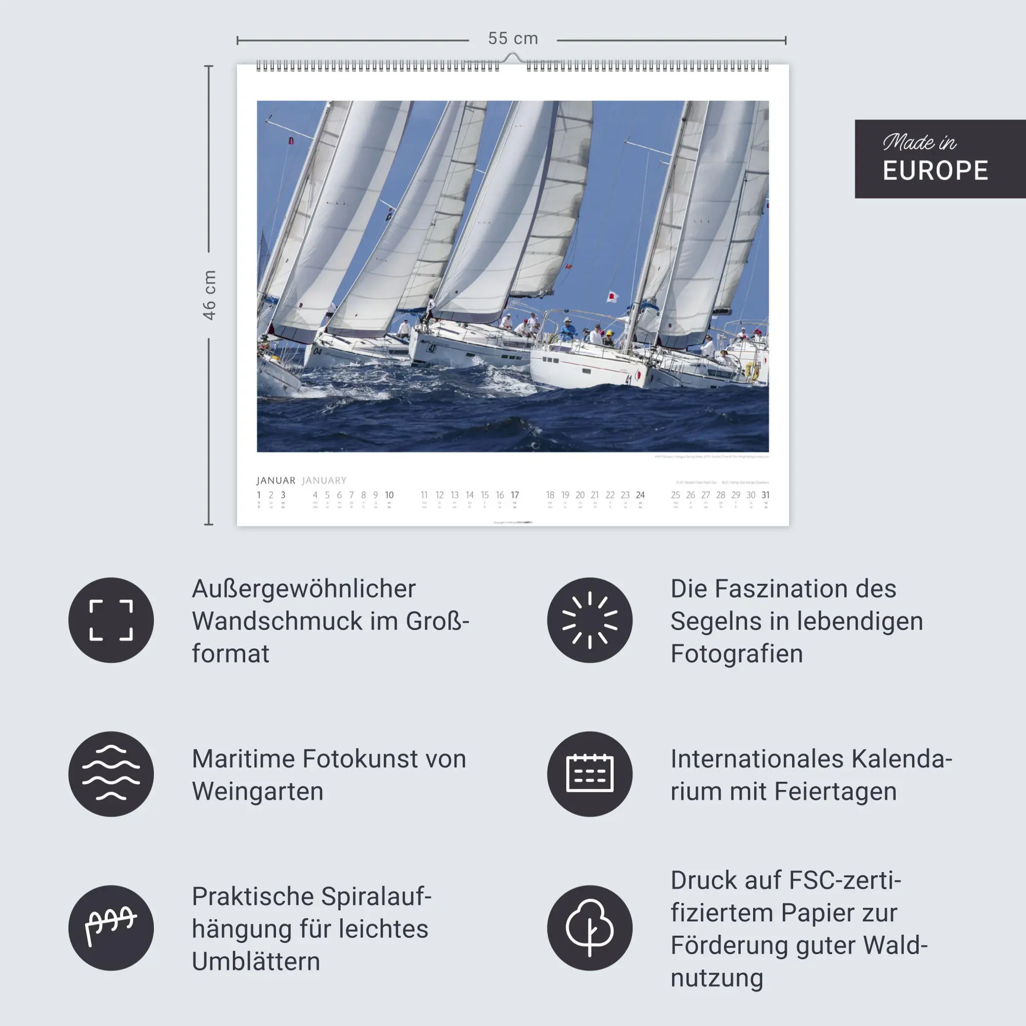 Bild: 9783839903827 | Sailing Kalender 2027 | Kalender | Spiralbindung | 14 S. | Deutsch