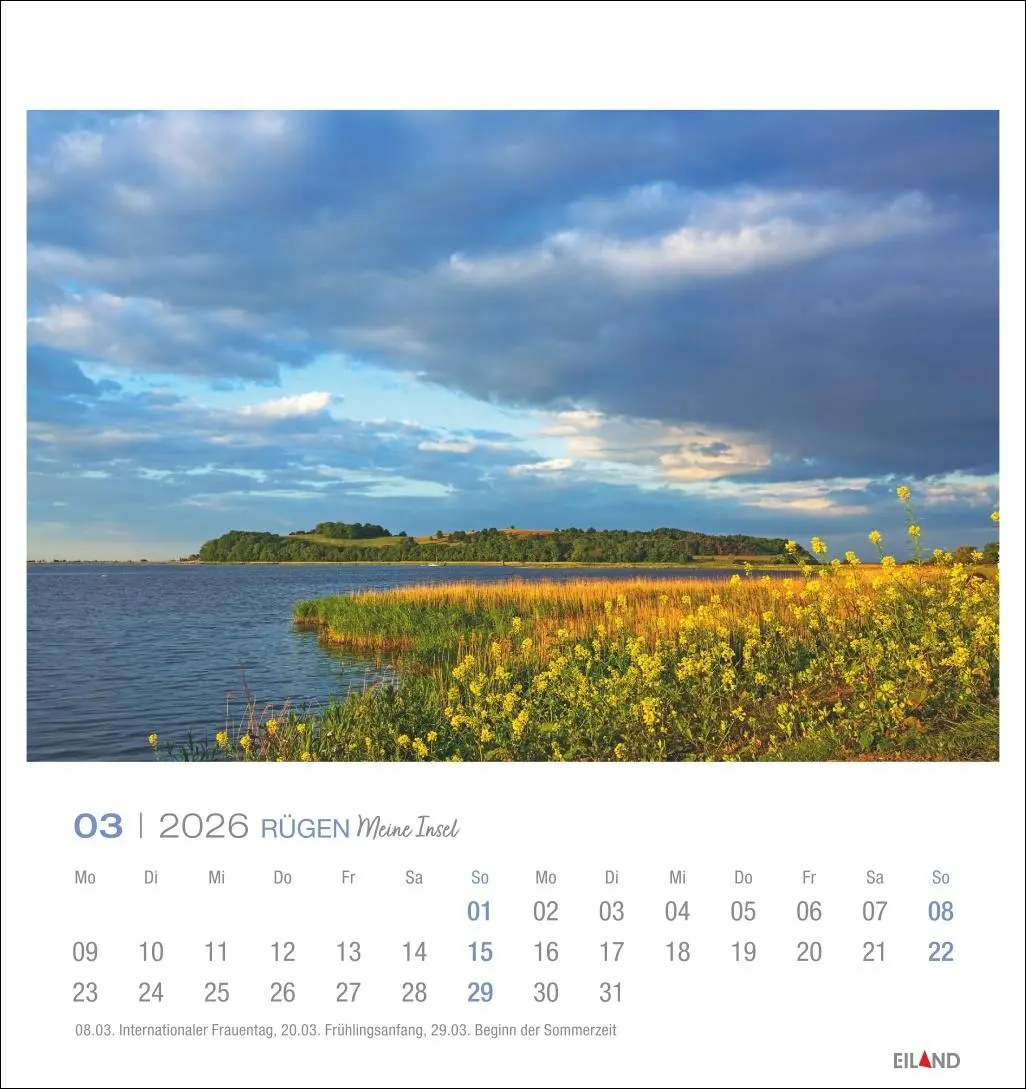 Bild: 9783964023827 | Rügen Postkartenkalender 2026 - Meine Insel | Eiland | Kalender | 2026
