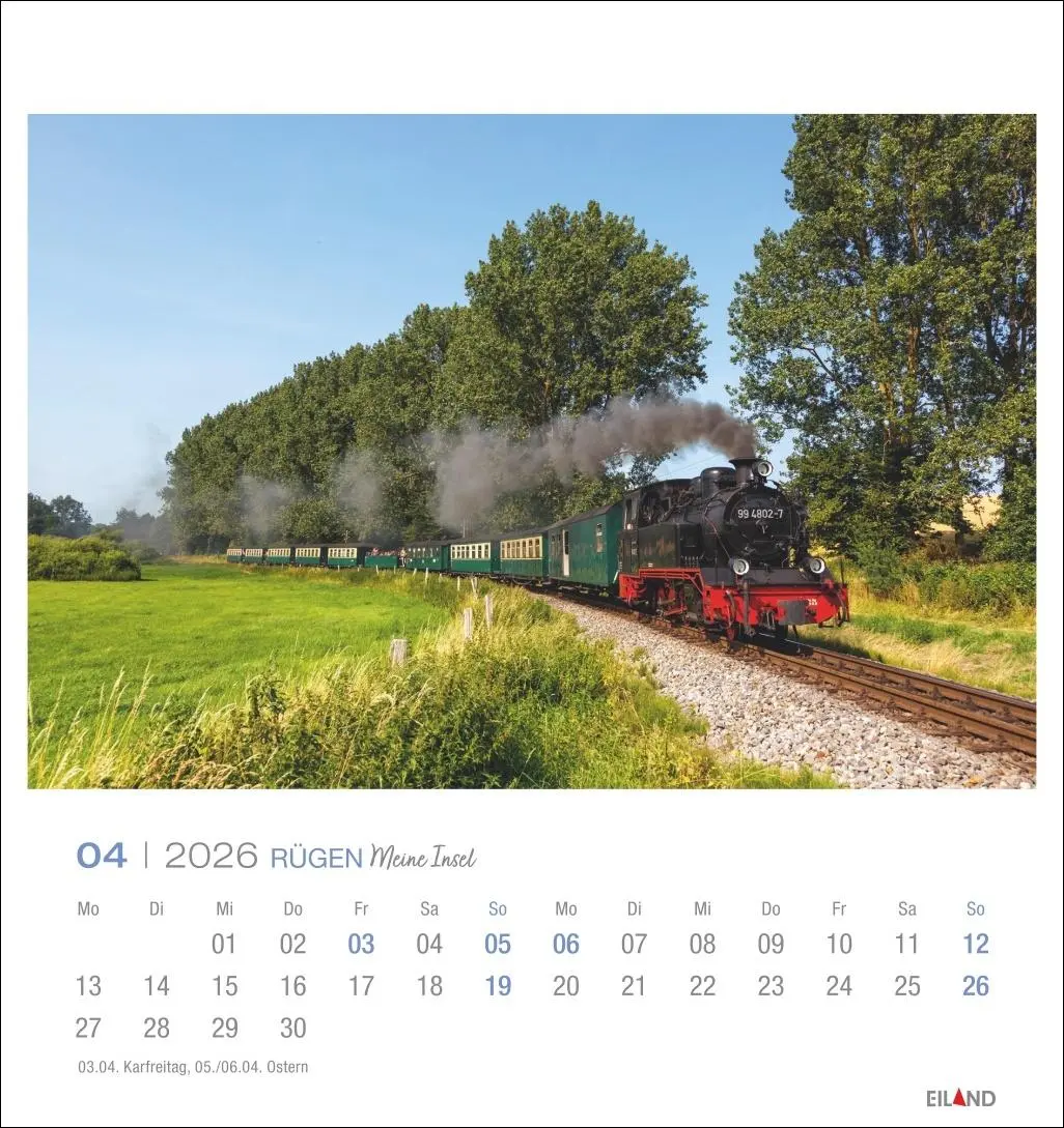 Bild: 9783964023827 | Rügen Postkartenkalender 2026 - Meine Insel | Eiland | Kalender | 2026