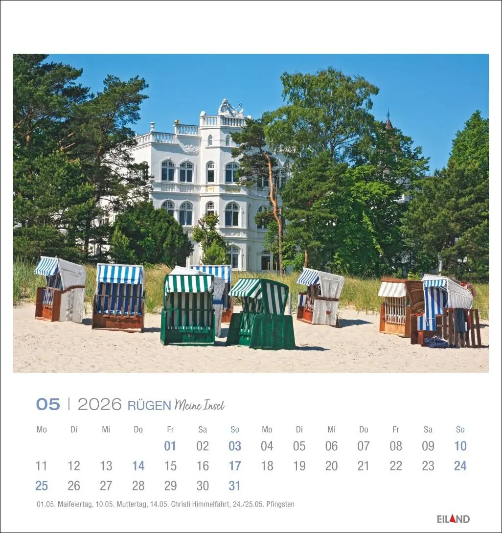 Bild: 9783964023827 | Rügen Postkartenkalender 2026 - Meine Insel | Eiland | Kalender | 2026