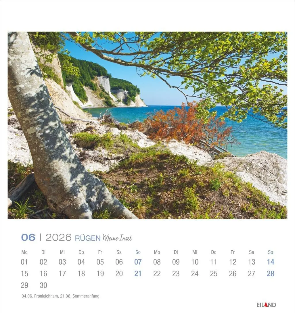 Bild: 9783964023827 | Rügen Postkartenkalender 2026 - Meine Insel | Eiland | Kalender | 2026