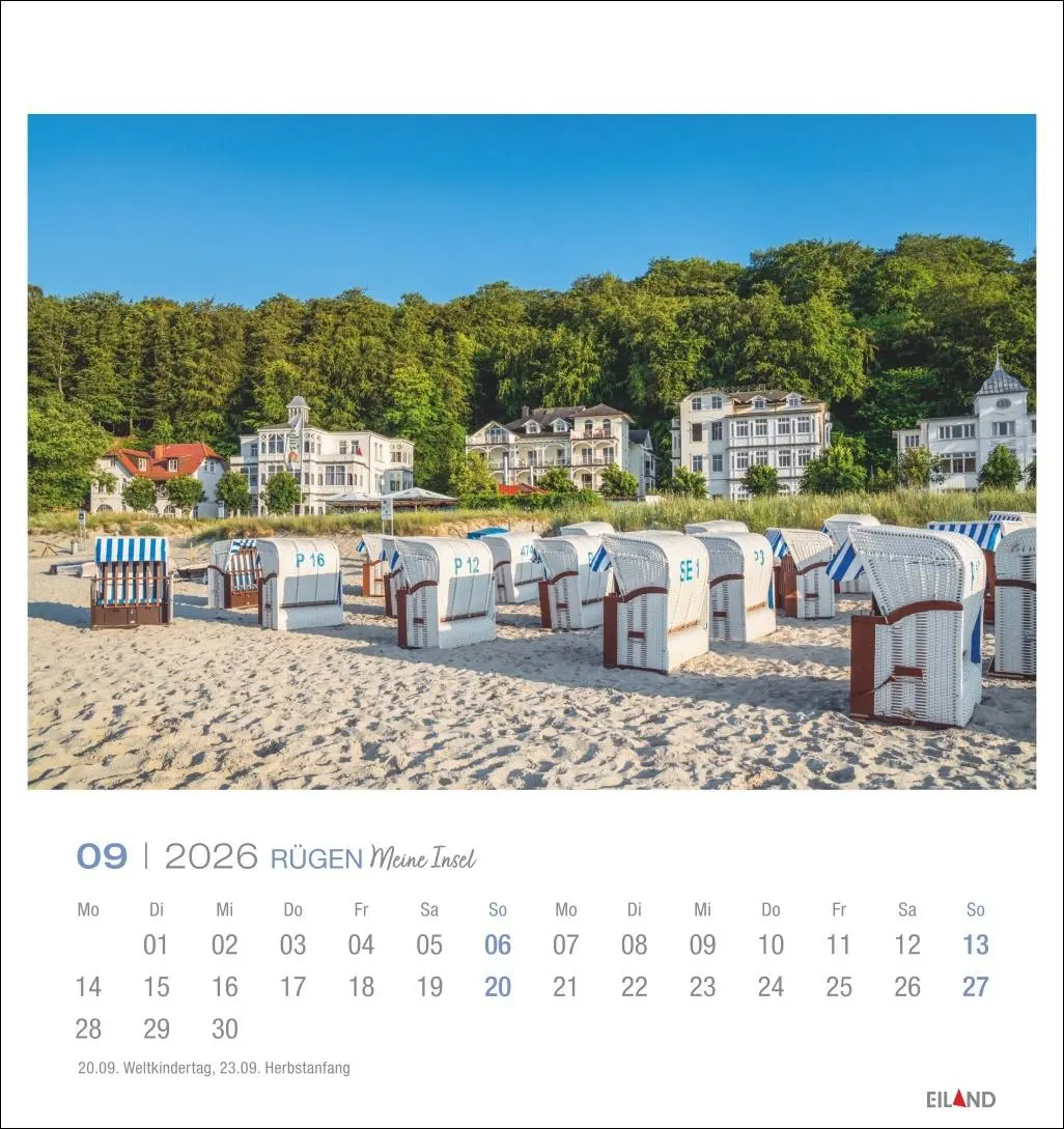 Bild: 9783964023827 | Rügen Postkartenkalender 2026 - Meine Insel | Eiland | Kalender | 2026