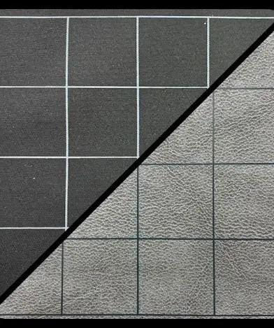 Cover: 601982033927 | Battlemat™ 1" Reversible Black-Grey Squares (23½" x 26" Playing...