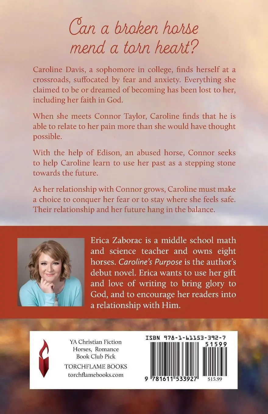 Rückseite: 9781611533927 | Caroline's Purpose | Erica Zaborac | Taschenbuch | Englisch | 2021