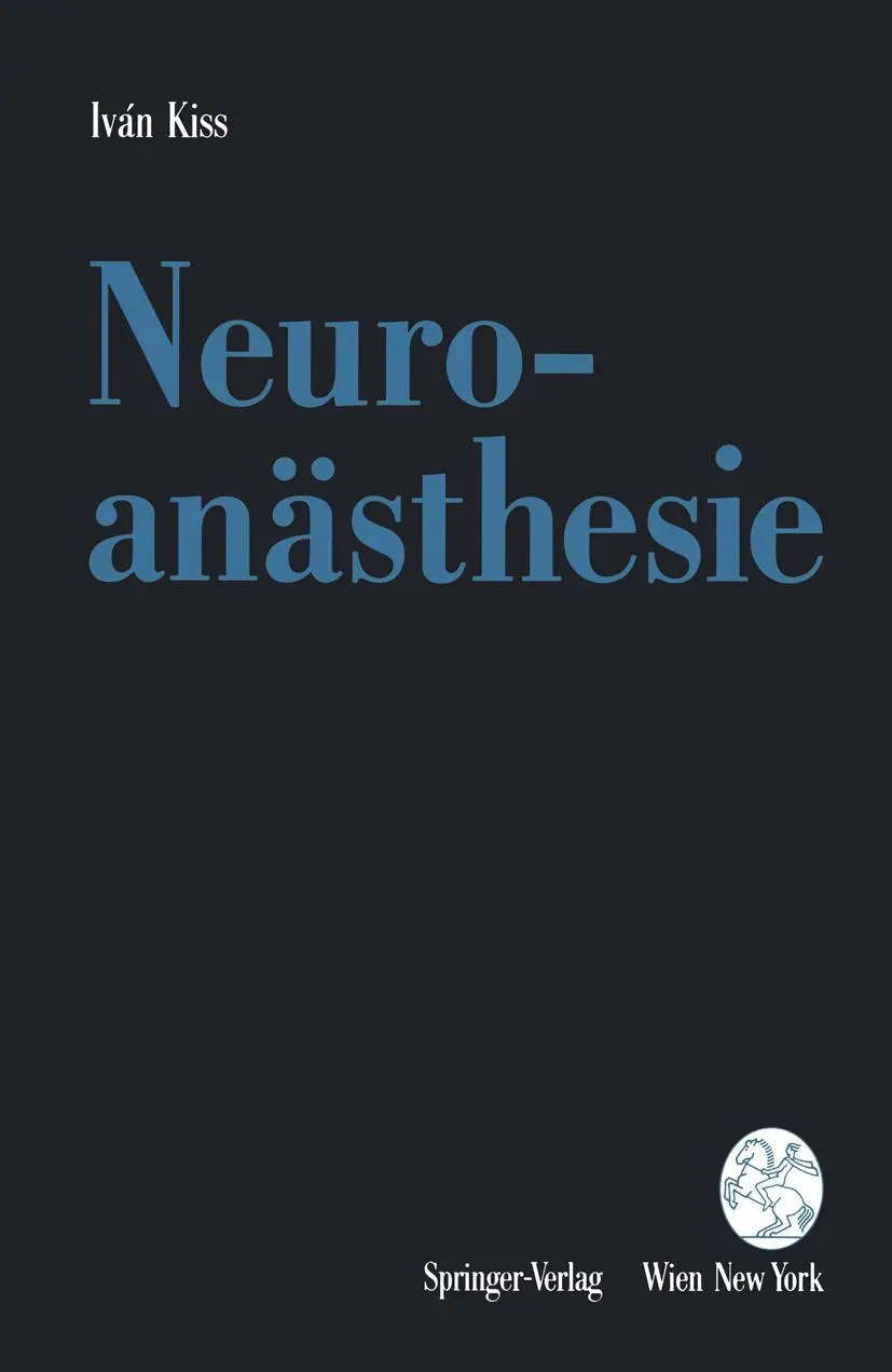 Cover: 9783211823927 | Neuroanästhesie | Ivan Kiss | Taschenbuch | xiii | Deutsch | 1992
