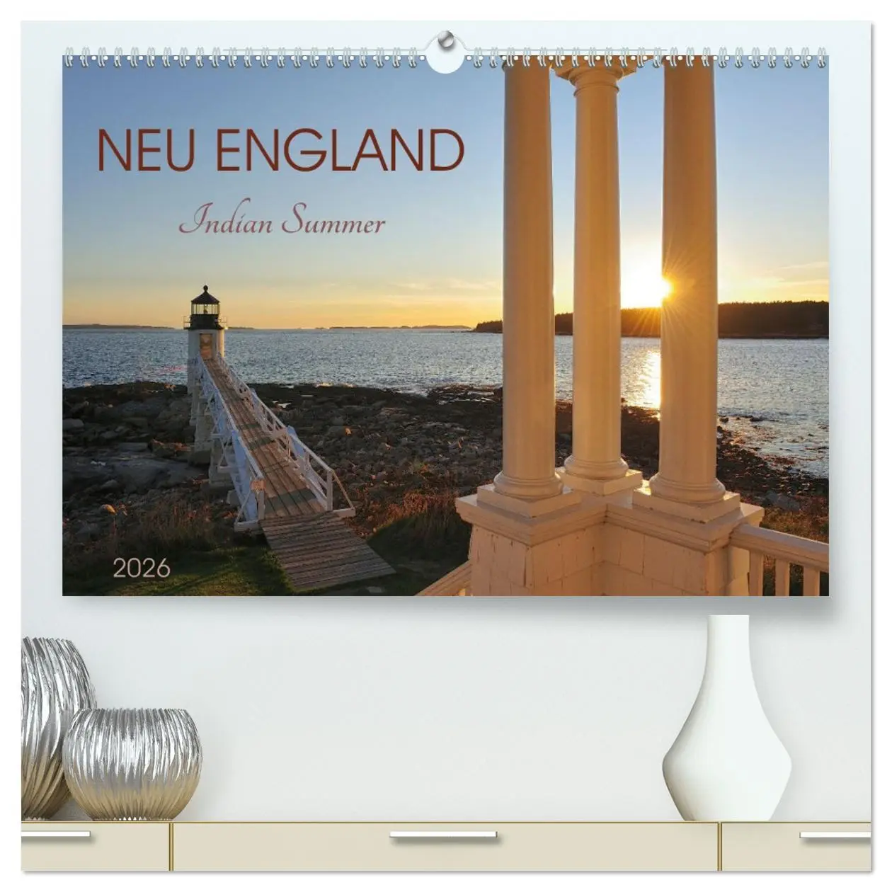 Cover: 9783457373927 | Neu England, Indian Summer (hochwertiger Premium Wandkalender 2026...