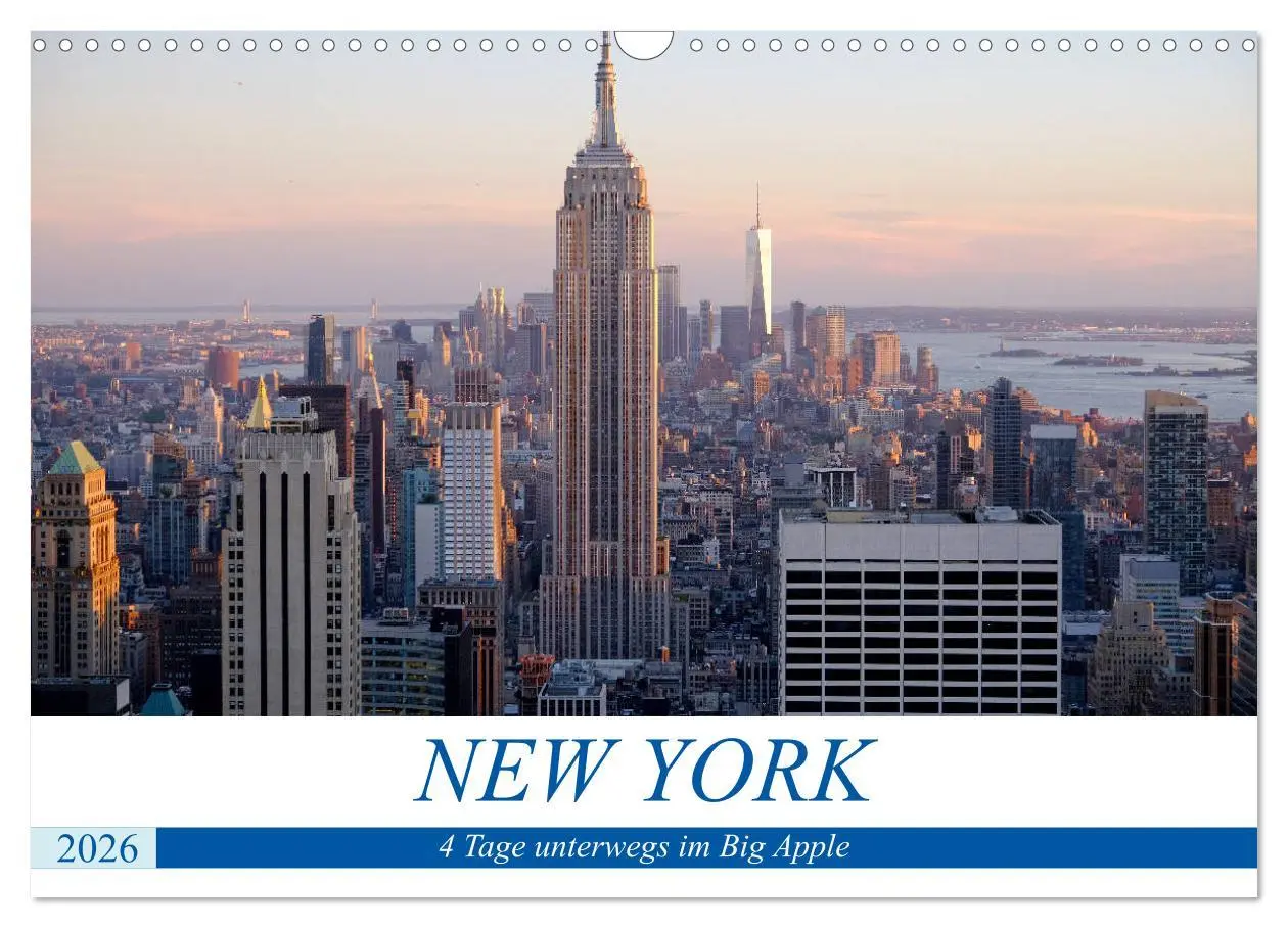 Cover: 9783457823927 | New York - 4 Tage unterwegs im Big Apple (Wandkalender 2026 DIN A3...
