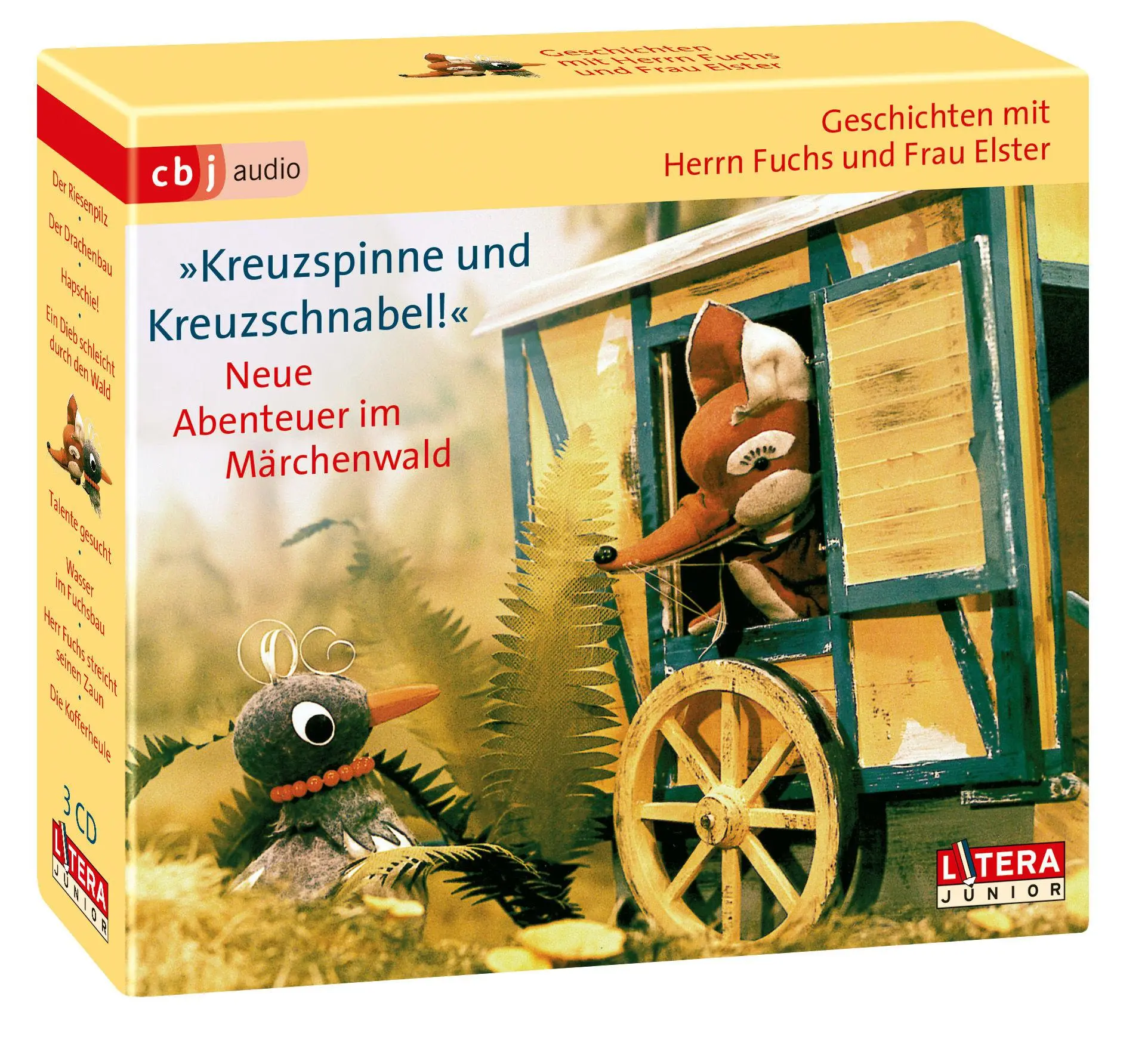 Bild: 9783898303927 | Kreuzspinne und Kreuzschnabel. 3 CDs | Ursula Sturm (u. a.) | Audio-CD