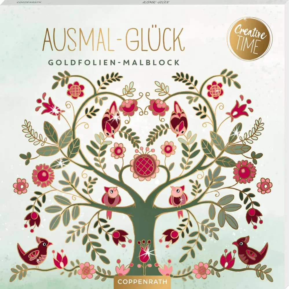 Cover: 4050003724027 | Ausmal-Glück | Goldfolien-Malblock (Creative Time) | Ann Kronheimer