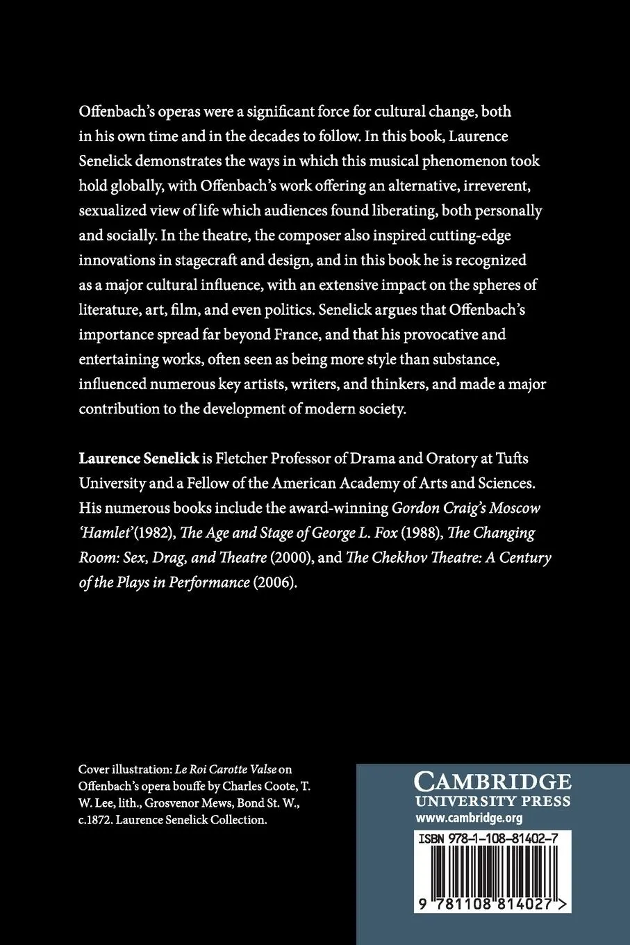 Rückseite: 9781108814027 | Jacques Offenbach and the Making of Modern Culture | Laurence Senelick