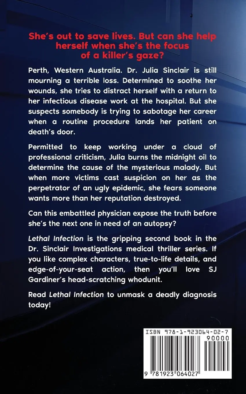 Rückseite: 9781923064027 | Lethal Infection | Sj Gardiner | Taschenbuch | Englisch | 2023
