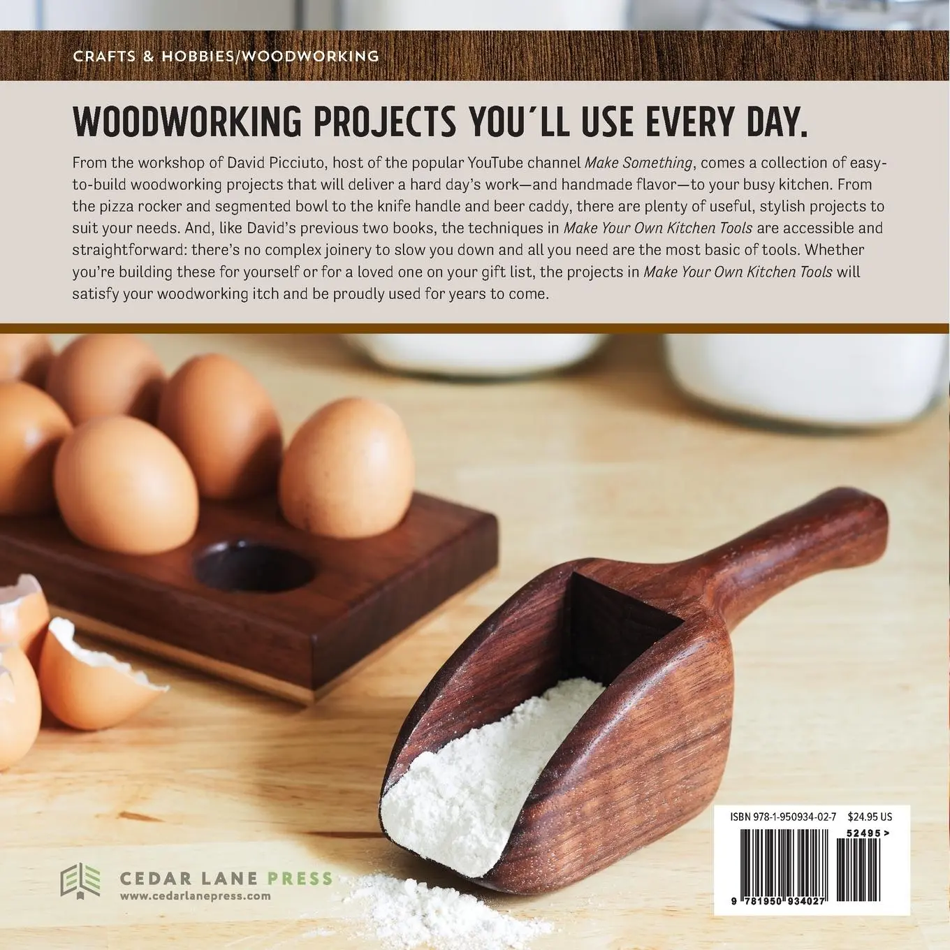 Rückseite: 9781950934027 | Make Your Own Kitchen Tools | David Picciuto | Taschenbuch | Englisch