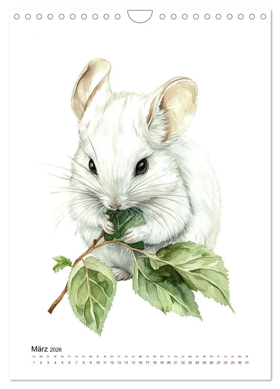 Bild: 9783457264027 | Knuddlige Chinchillas (Wandkalender 2026 DIN A4 hoch), CALVENDO...