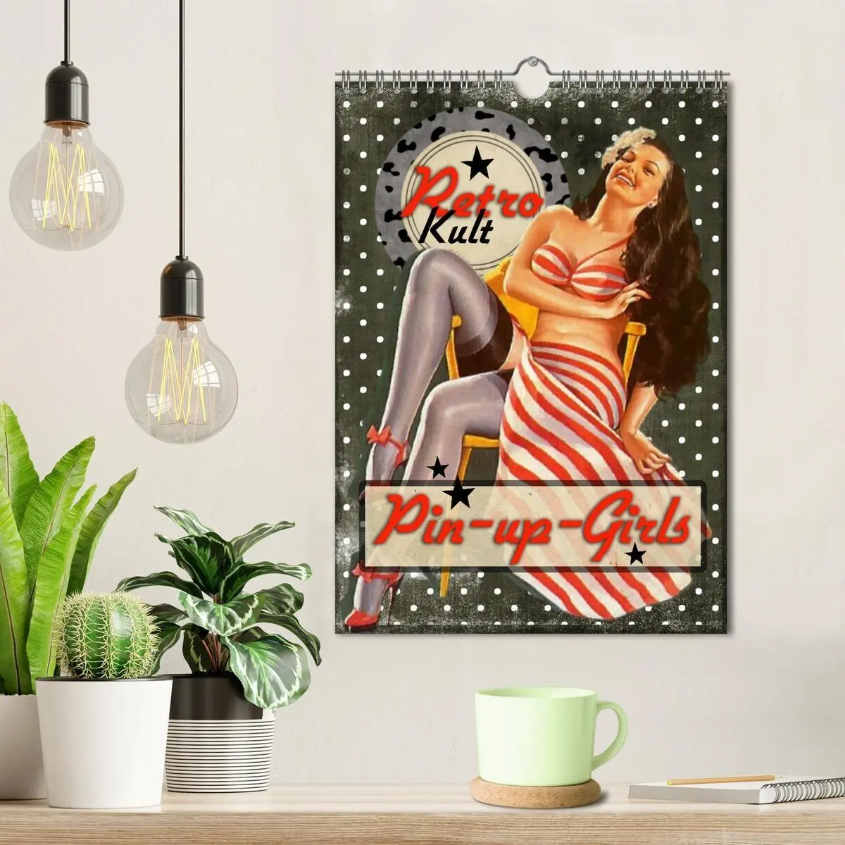 Bild: 9783516354027 | Retro Kult Pin-up-Girls (Wandkalender 2026 DIN A4 hoch), CALVENDO...