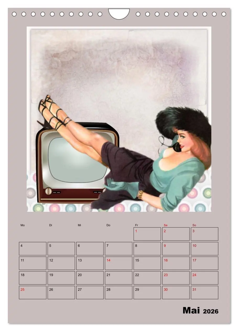 Bild: 9783516354027 | Retro Kult Pin-up-Girls (Wandkalender 2026 DIN A4 hoch), CALVENDO...
