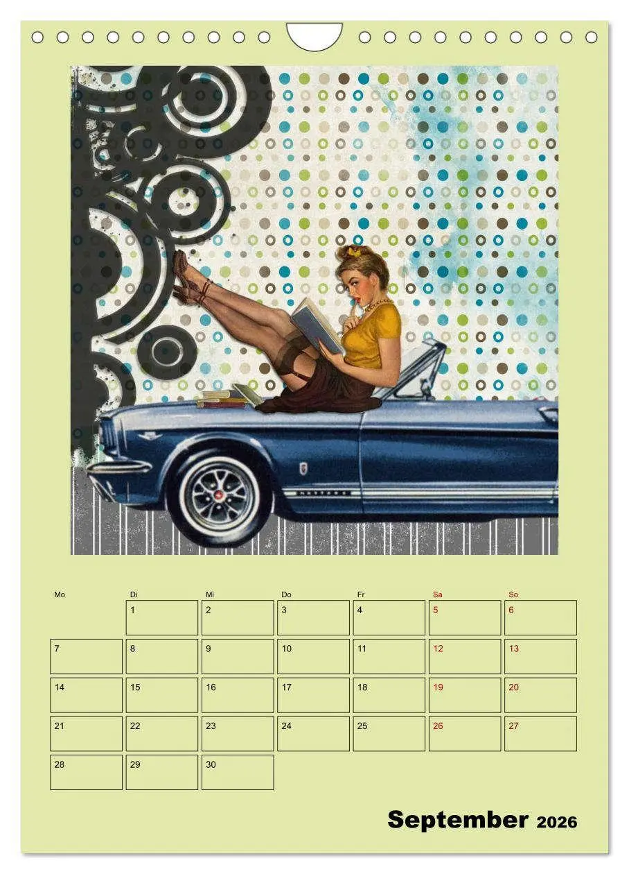 Bild: 9783516354027 | Retro Kult Pin-up-Girls (Wandkalender 2026 DIN A4 hoch), CALVENDO...