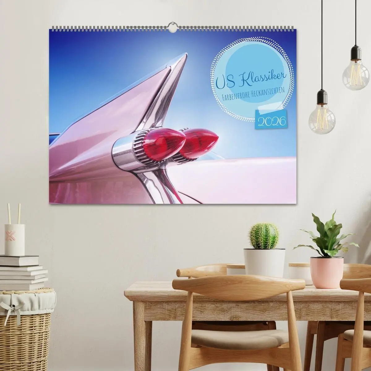 Bild: 9783516664027 | US Klassiker Farbenfrohe Heckansichten (Wandkalender 2026 DIN A2...