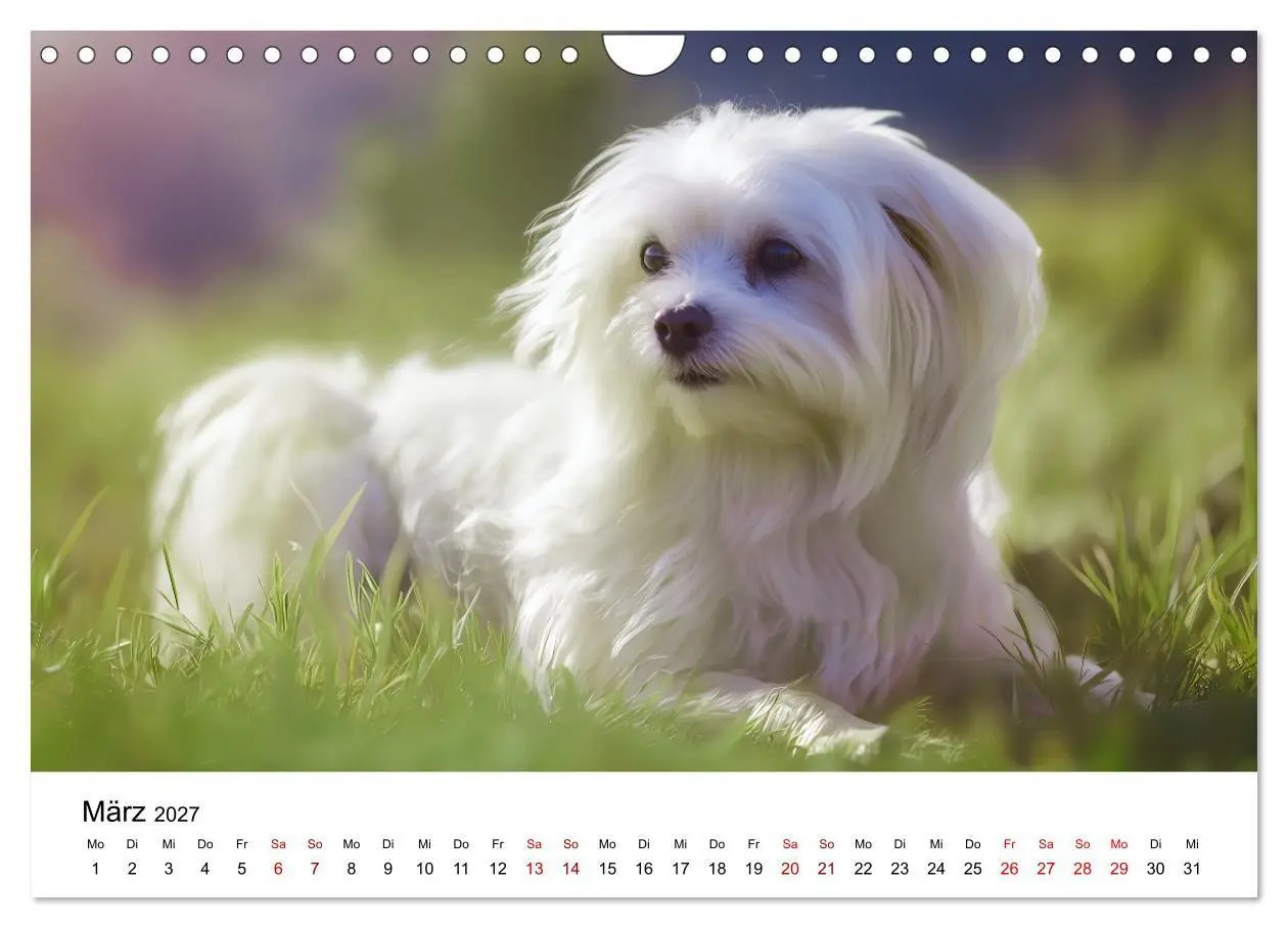 Bild: 9783516804027 | Kleine weiße Wunder - ein Jahr mit Maltesern (Wandkalender 2027 DIN...