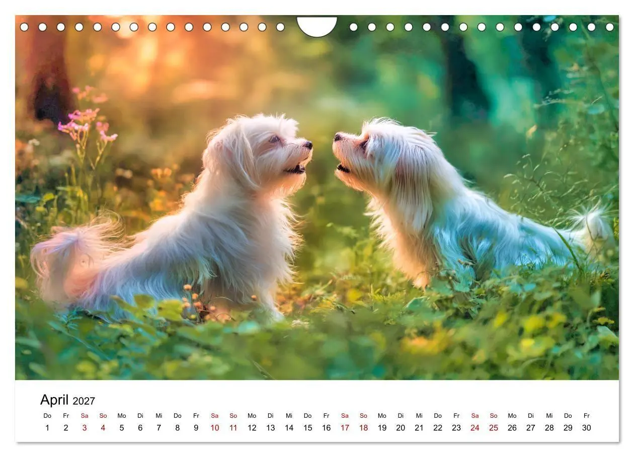 Bild: 9783516804027 | Kleine weiße Wunder - ein Jahr mit Maltesern (Wandkalender 2027 DIN...