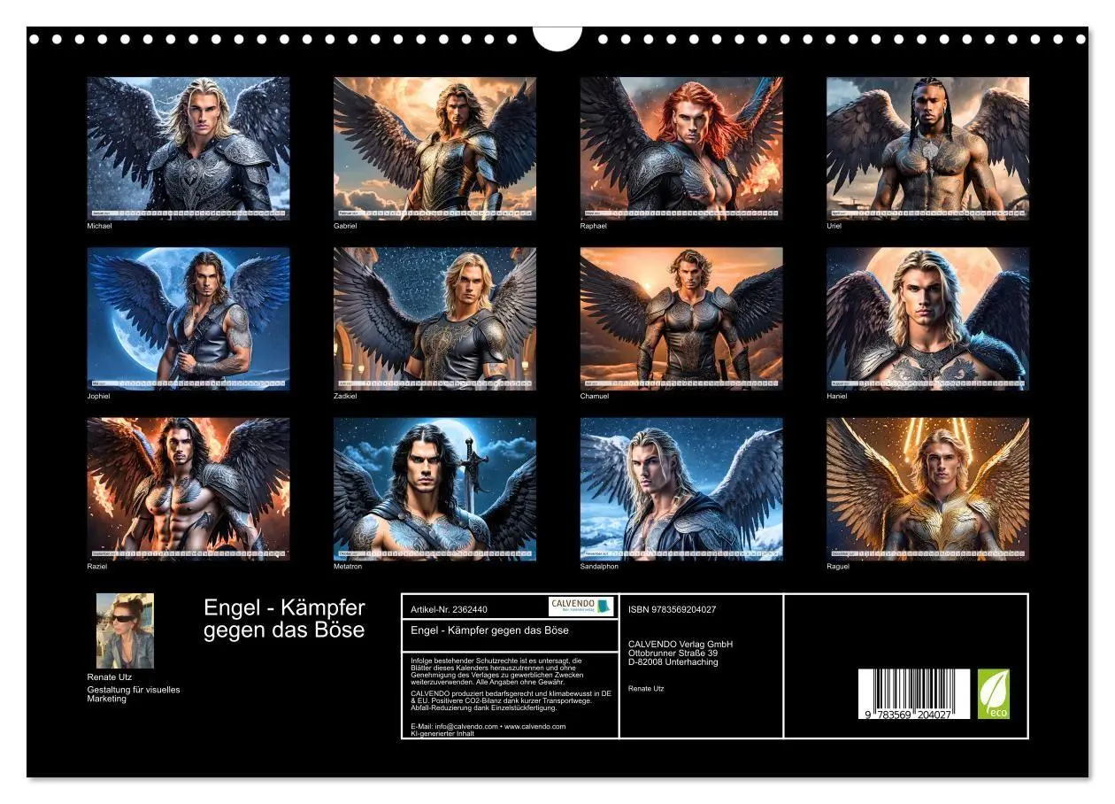 Bild: 9783569204027 | Engel - Kämpfer gegen das Böse (Wandkalender 2027 DIN A3 quer),...
