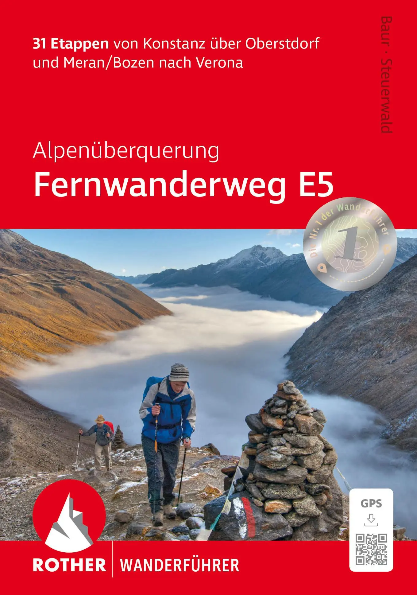 Cover: 9783763314027 | Alpenüberquerung Fernwanderweg E5 | Stephan Baur (u. a.) | Taschenbuch