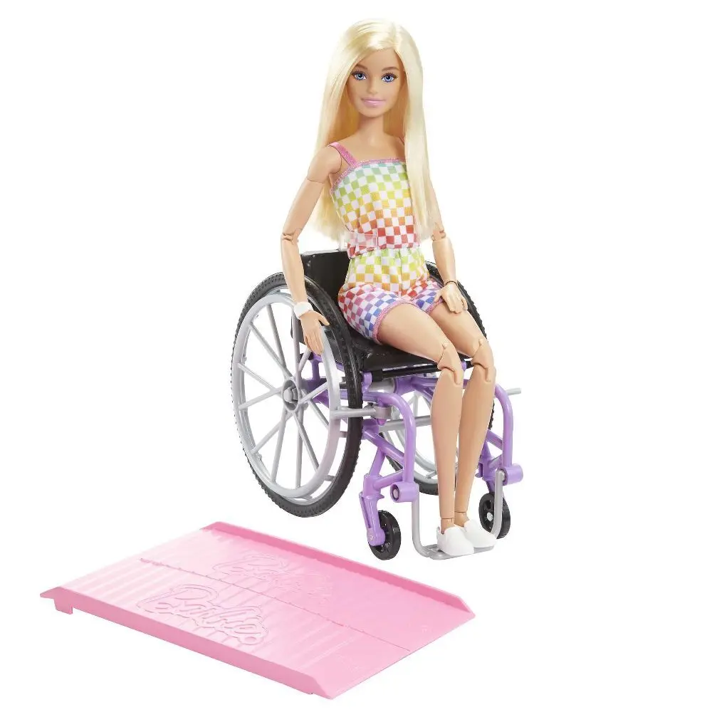 Bild: 194735094127 | Barbie Fashionistas Puppe im Rollstuhl | In Blister | HJT13 | 2023
