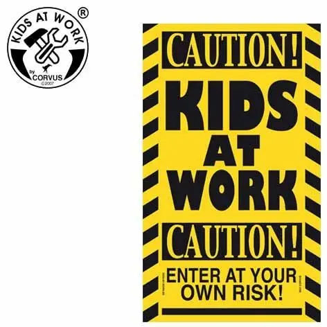 Cover: 4047542754127 | Corvus A750412 - Schild: Kids-at-Work / Caution! Kids at Work,...