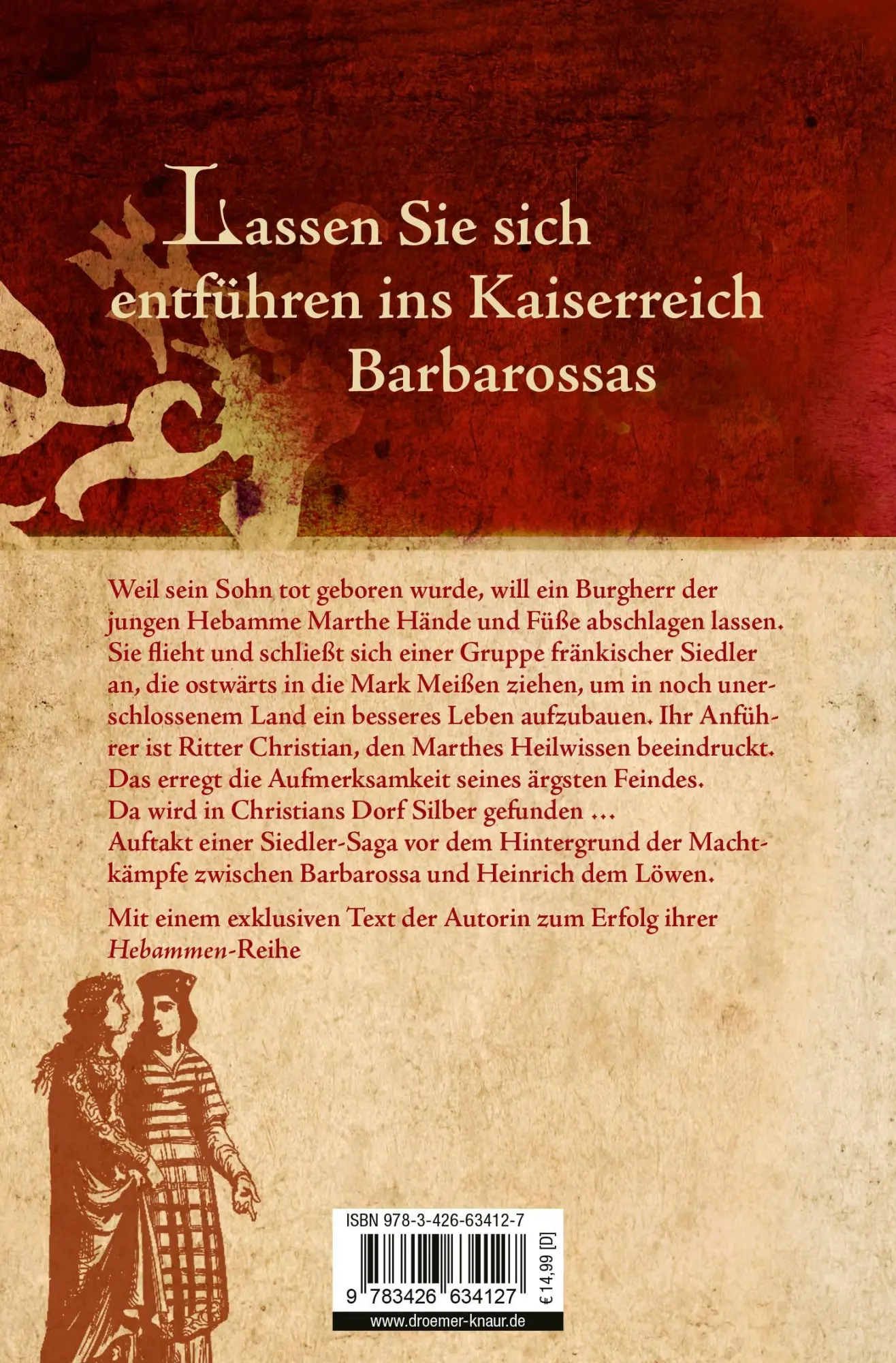 Rückseite: 9783426634127 | Das Geheimnis der Hebamme | Hebammen Saga 1 | Sabine Ebert | Buch