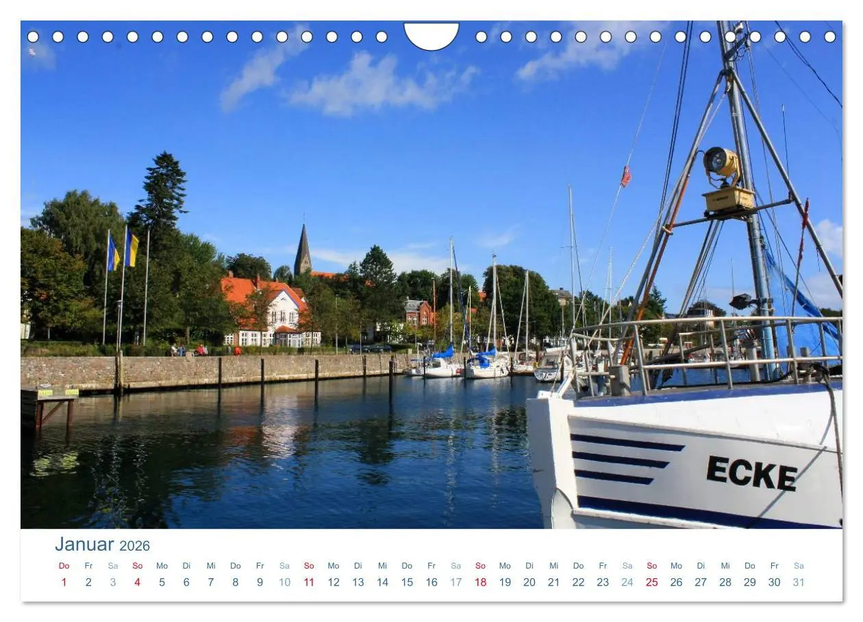 Bild: 9783516104127 | Eckernförde 2026. Impressionen rund um den Hafen (Wandkalender 2026...