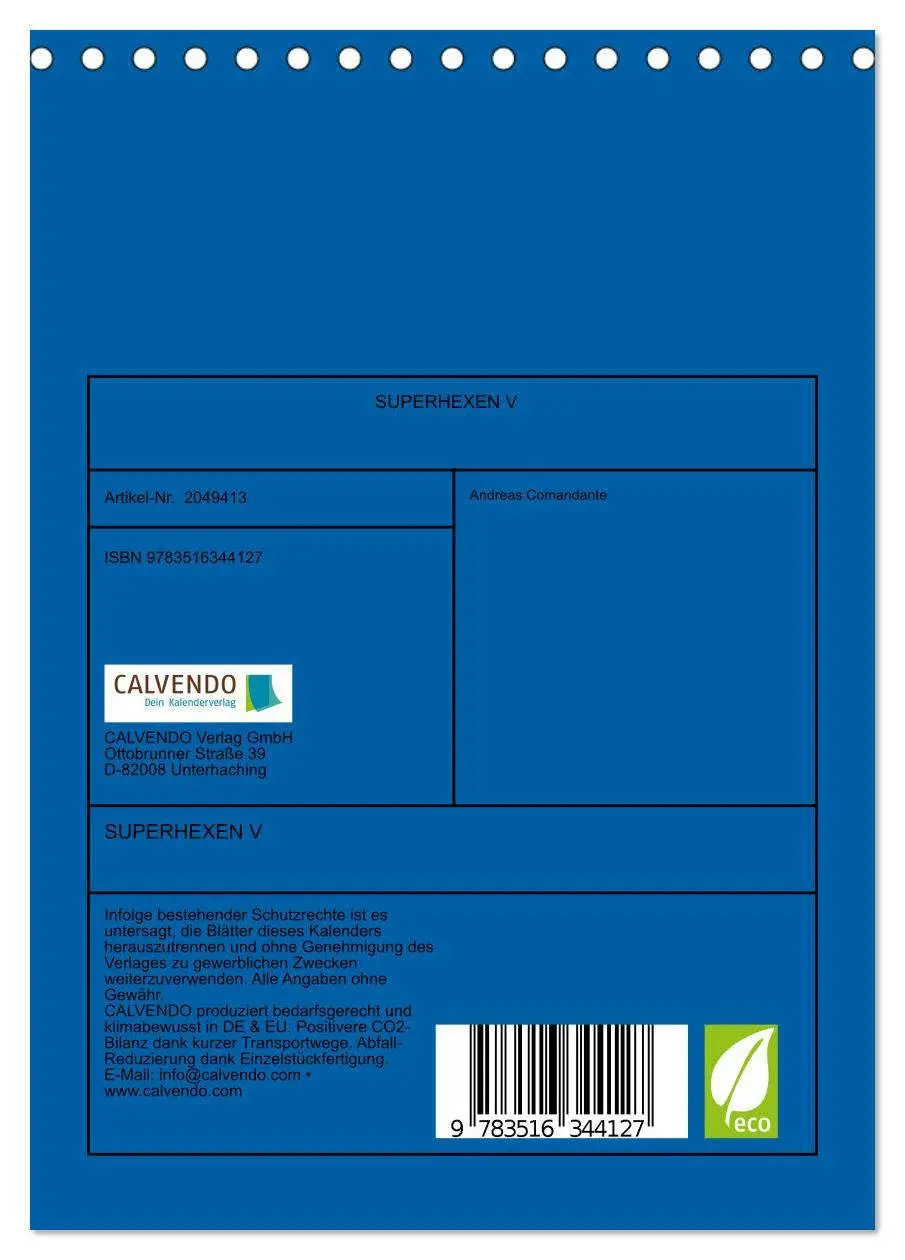 Bild: 9783516344127 | SUPERHEXEN V (Tischkalender 2026 DIN A5 hoch), CALVENDO Monatskalender