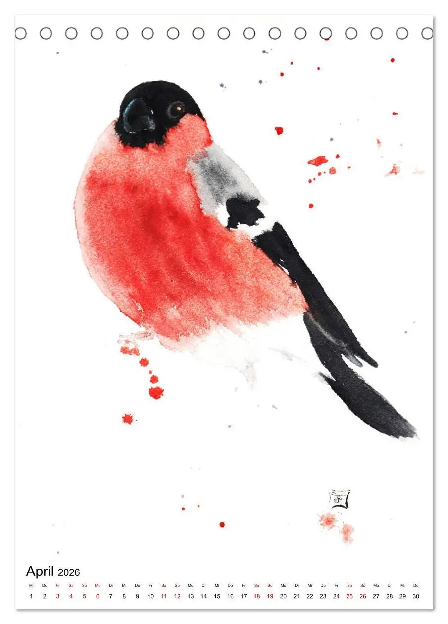 Bild: 9783516414127 | Tiere in Aquarell 2026 - von Ruth Trinczek (Tischkalender 2026 DIN...