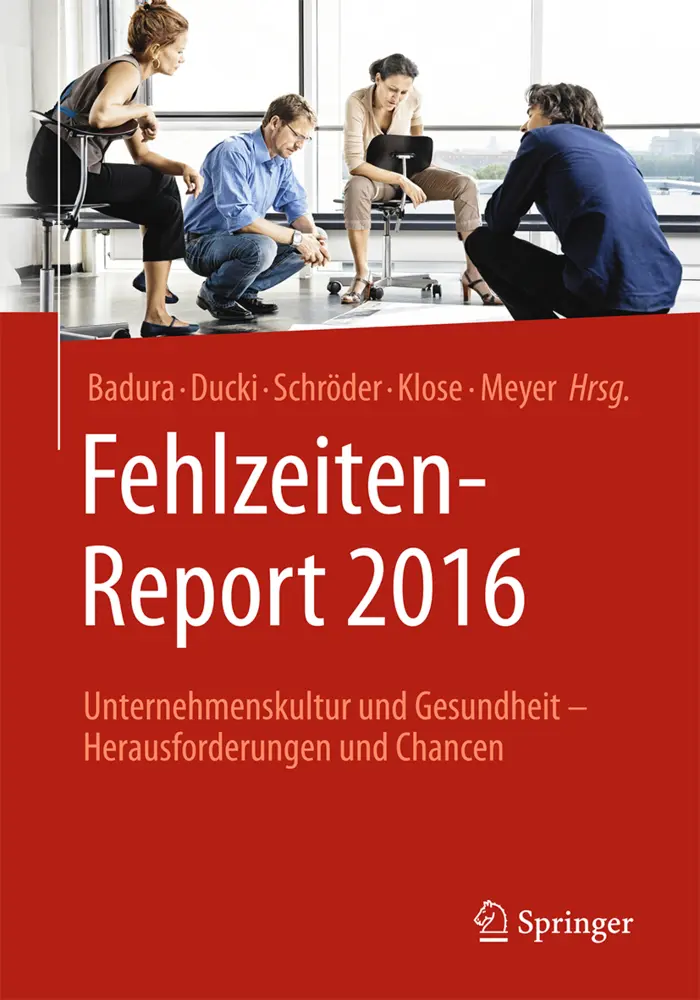 Cover: 9783662494127 | Fehlzeiten-Report 2016 | Bernhard Badura (u. a.) | Taschenbuch | xii