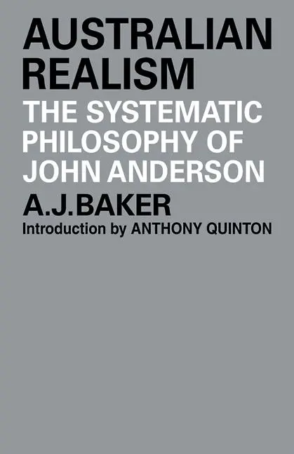 Cover: 9780521104227 | Australian Realism | The Systematic Philosophy of John Anderson | Buch