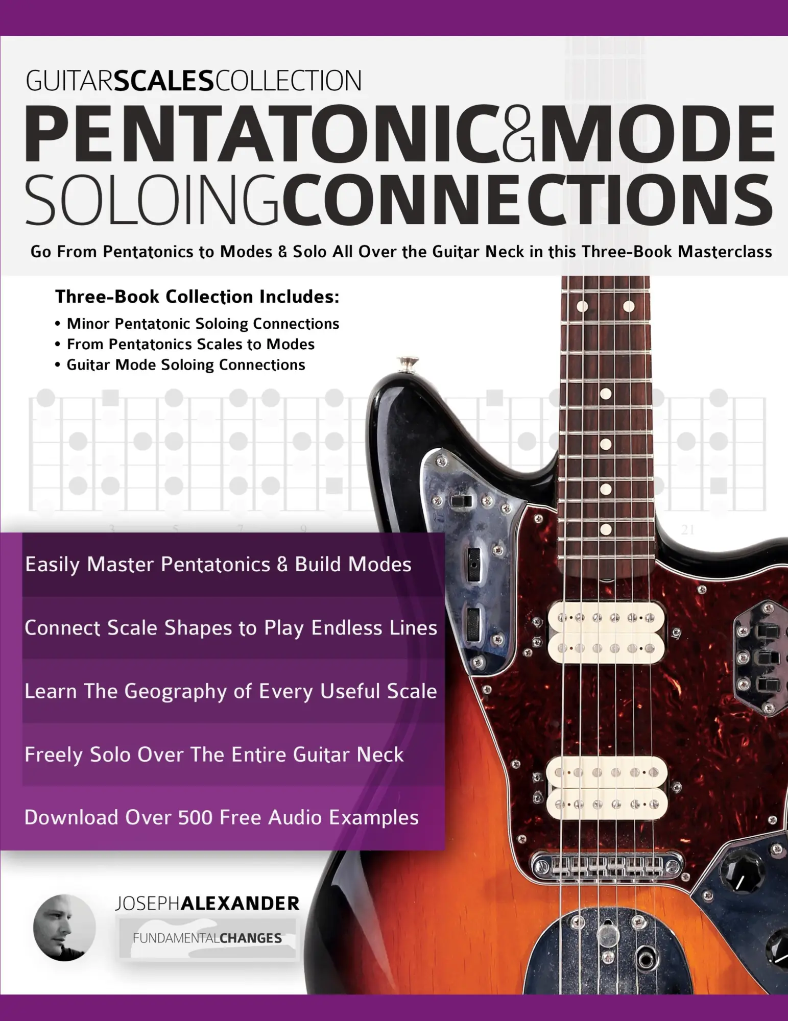 Cover: 9781789334227 | Guitar Scales Collection - Pentatonic &amp; Guitar Mode Soloing...