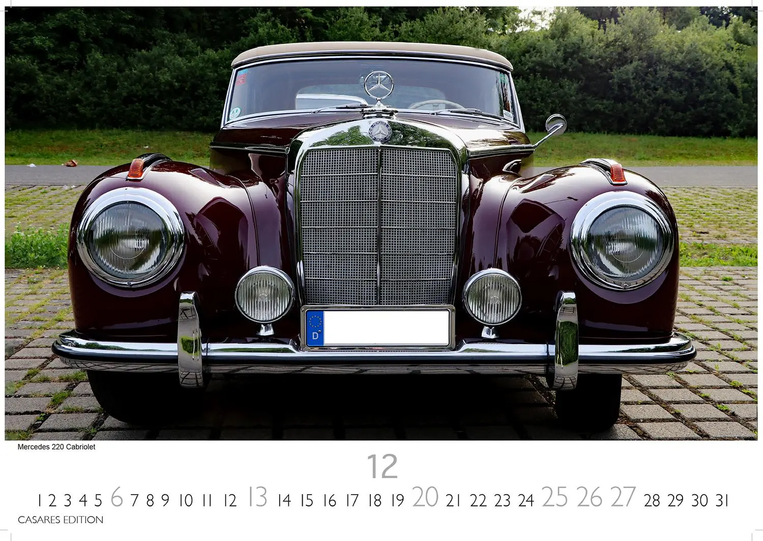 Bild: 9781835244227 | Mercedes Classic Cars 2026 L 35x50cm | Kalender | 14 S. | Deutsch