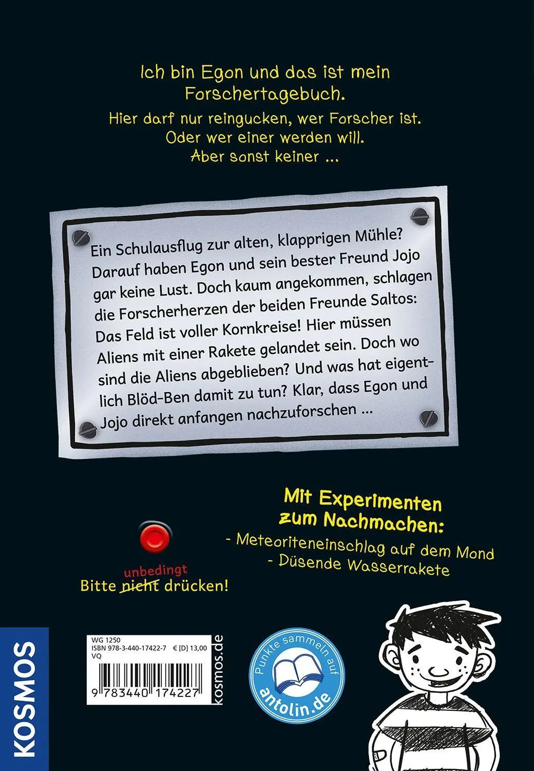 Bild: 9783440174227 | Niemals den roten Knopf drücken, 4, oder die Rakete düst los! | Buch