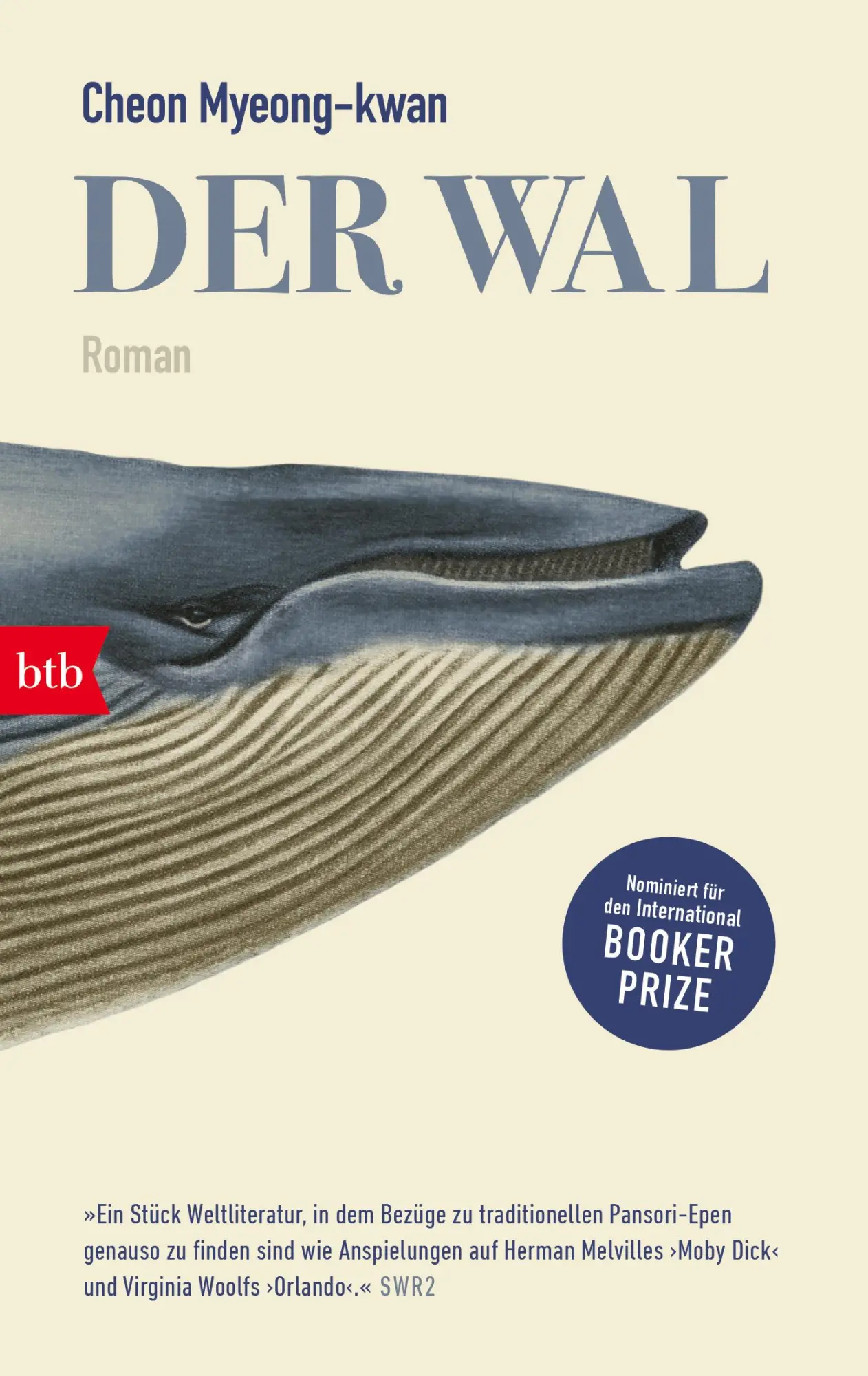 Cover: 9783442774227 | Der Wal | Roman - Nominiert für den International Booker Prize | Buch