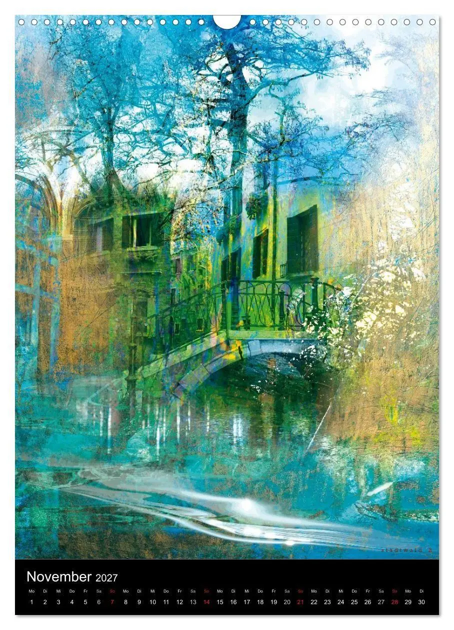 Bild: 9783594244227 | reflections (Wandkalender 2027 DIN A3 hoch), CALVENDO Monatskalender