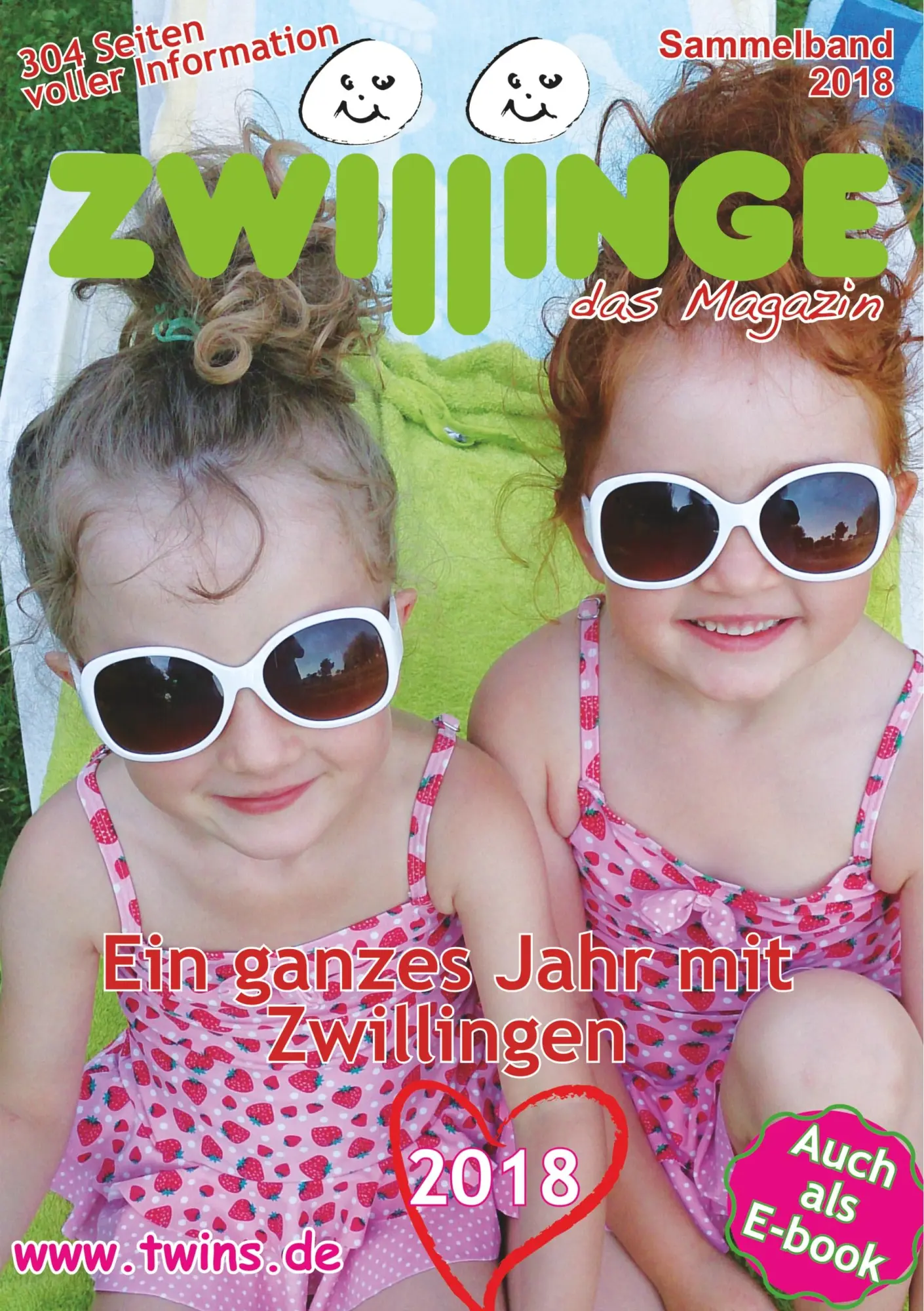 Cover: 9783750424227 | Zwillinge - das Magazin | Ein ganzes Jahr mit Zwillingen 2018 | Buch