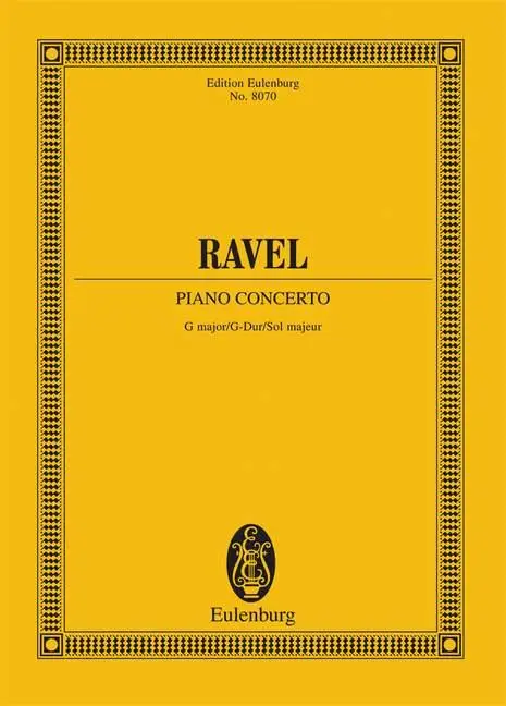 Cover: 9783795764227 | Klavierkonzert G-Dur | Maurice Ravel | Buch | 120 S. | Deutsch | 2010
