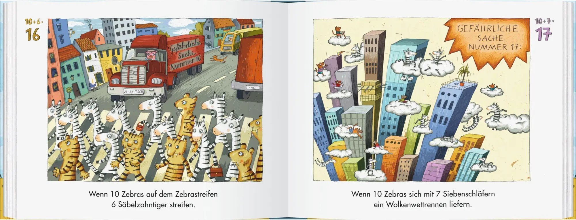 Bild: 9783836964227 | Gefährliche Sachen zum Zählen und Lachen | Von 1 bis 20 | Kulot | Buch